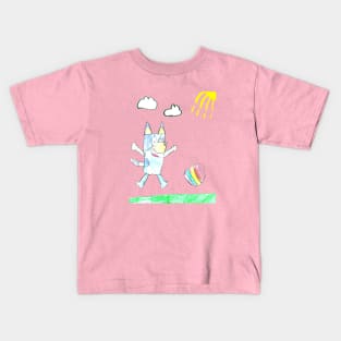 Bluey Kid Drawing Kids T-Shirt